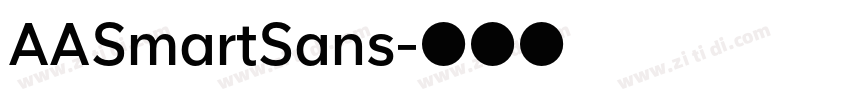 AASmartSans字体转换 AASmartSans字体转换