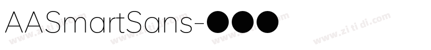 AASmartSans字体转换 AASmartSans字体转换