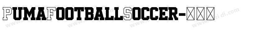 PumaFootballSoccer字体转换