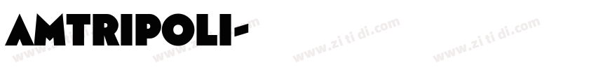 AMTripoli字体转换