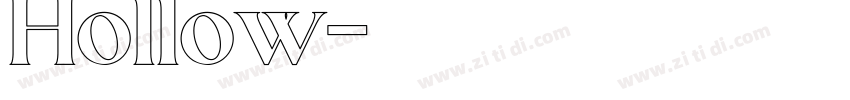 Hollow字体转换 Hollow字体转换