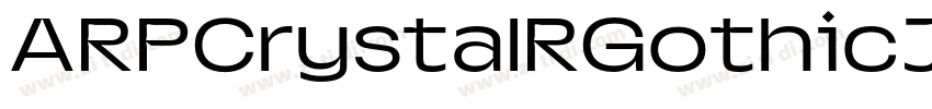 ARPCrystalRGothicJIS字体转换