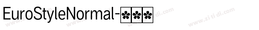 EuroStyleNormal字体转换 EuroStyleNormal字体转换