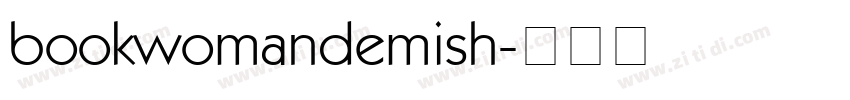 bookwomandemish字体转换