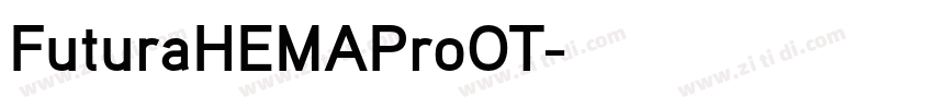 FuturaHEMAProOT字体转换 FuturaHEMAProOT字体转换