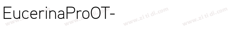 EucerinaProOT字体转换