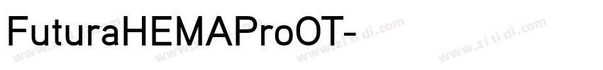 FuturaHEMAProOT字体转换 FuturaHEMAProOT字体转换
