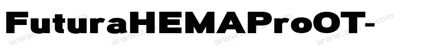 FuturaHEMAProOT字体转换 FuturaHEMAProOT字体转换