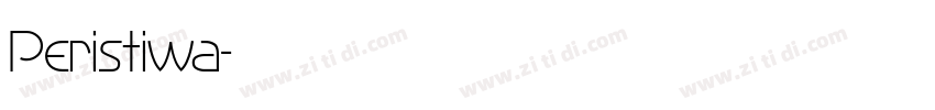 Peristiwa字体转换