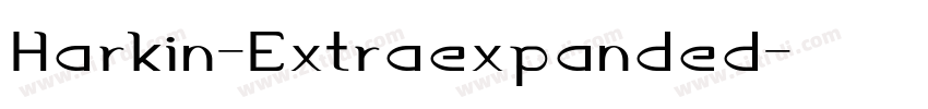 Harkin-Extraexpanded字体转换 Harkin-Extraexpanded字体转换