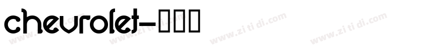 chevrolet字体转换