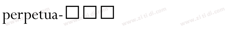 perpetua字体转换