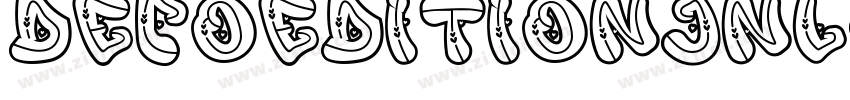 DecoEditionJNL字体转换