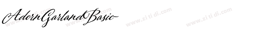 AdornGarlandBasic字体转换