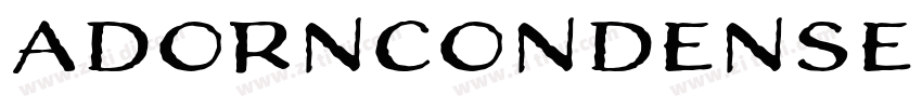 AdornCondensedSans字体转换 AdornCondensedSans字体转换