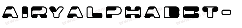 AiryAlphabet字体转换