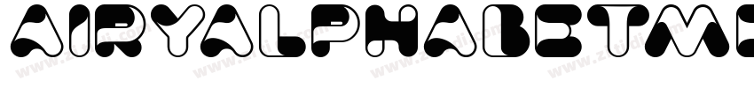 AiryAlphabetMedium字体转换