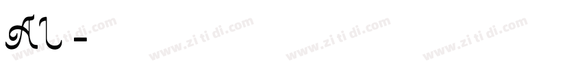 AL中雅黑字体转换