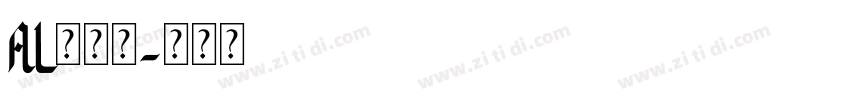 AL中雅黑字体转换