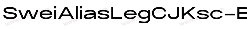 SweiAliasLegCJKsc-Bo字体转换