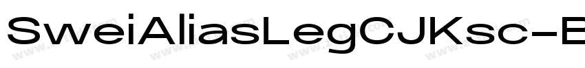 SweiAliasLegCJKsc-Bo字体转换