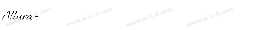 Allura字体转换 Allura字体转换