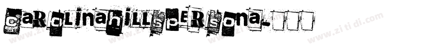 CarolinaHillsPersona字体转换