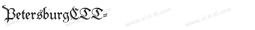 PetersburgCTT字体转换
