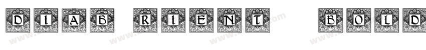 Diab0rient012Bold字体转换 Diab0rient012Bold字体转换