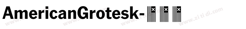 AmericanGrotesk字体转换 AmericanGrotesk字体转换