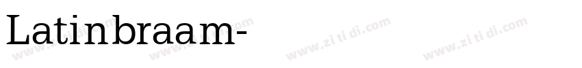 Latinbraam字体转换