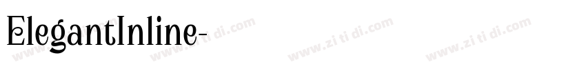 ElegantInline字体转换