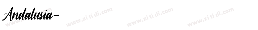 Andalusia字体转换