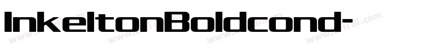 InkeltonBoldcond字体转换