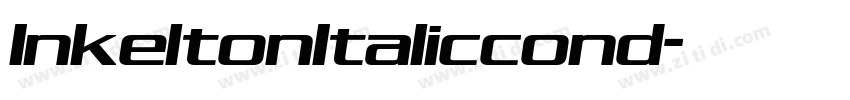 InkeltonItaliccond字体转换