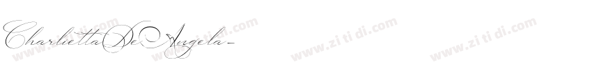 CharliettaDeAngela字体转换