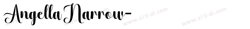 AngellaNarrow字体转换