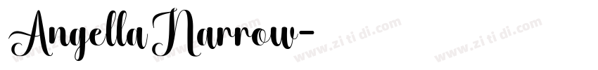 AngellaNarrow字体转换