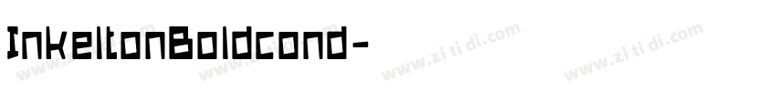 InkeltonBoldcond字体转换