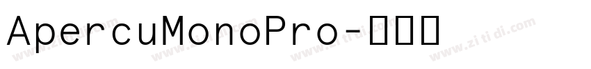 ApercuMonoPro字体转换 ApercuMonoPro字体转换