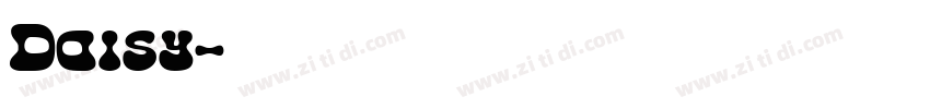 Daisy字体转换