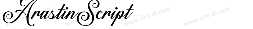 ArastinScript字体转换