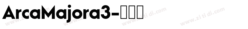 ArcaMajora3字体转换