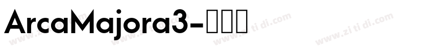 ArcaMajora3字体转换