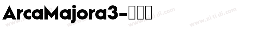 ArcaMajora3字体转换