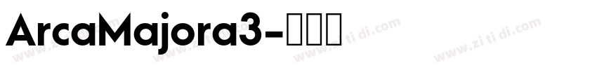 ArcaMajora3字体转换