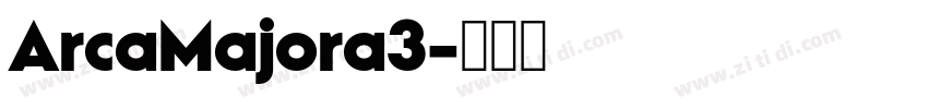 ArcaMajora3字体转换