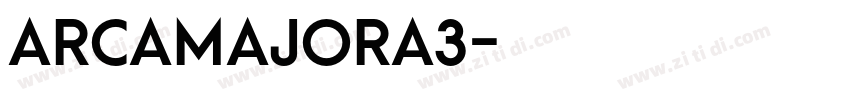 ArcaMajora3字体转换