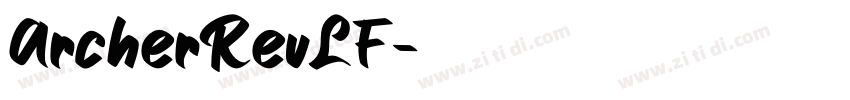 ArcherRevLF字体转换