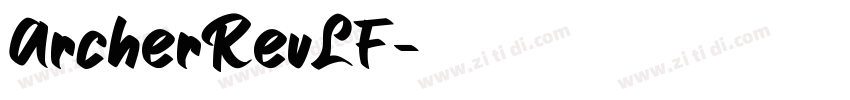 ArcherRevLF字体转换